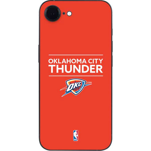 NBA Oklahoma City Thunder Standard - Orange iPhone 16e Skin